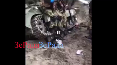 THE TANK INCIDENT UKRAINIAN SOLDIERS WERE TAKING SELFIES BEFORE BEING BLOWN AWAY.mp4