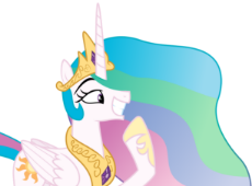 1443943__safe_artist-colon-sketchmcreations_princess celestia_a royal problem_absurd res_grin_pony_raised hoof_shit eating grin_simple background_smili.png