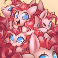 6725373__safe_artist-colon-mirroredsea_imported+from+derpibooru_pinkie+pie_earth+pony_pony_absurd+resolution_clone_cute_diapinkes_femal.jpg