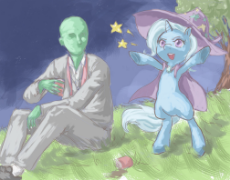 trixie shows off to anon.jpg