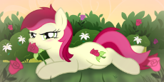 216607__safe_artist-colon-icaron_roseluck_earth+pony_pony_background+pony_blushing_bush_female_flower_lily+28flower29_mare_plant_prone_rose_show+accurate_smell.png