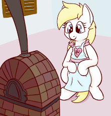 6722650__safe_artist-colon-xppp1n_imported+from+derpibooru_oc_oc+only_oc-colon-aryanne_earth+pony_pony_apron_clothes_female_mare_nazi_oven_solo_squat_swastika.png