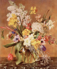 Adolf Ziegler's artwork - Blumenstilleben - (Still Life with Flowers) (1942).jpg