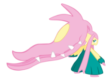 581369__safe_artist-colon-fou-dash-mage_fluttershy_absurd res_crossover_mawile_pokefied_pokémon_simple background_solo_species swap_transparent ba.png