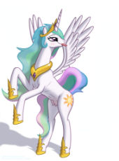 166178__questionable_artist-colon-caelacanthe_princess celestia_crotchboobs_female_nipples_nudity_rearing_solo_solo female_teats_tongue out.png
