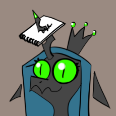 avatar chrysalis 1924930__safe_queen+chrysalis_solo_female_simple+background_smiling_jewelry_floppy+ears_bust_changeling_fangs_regalia_crown_source+needed_changeli.png