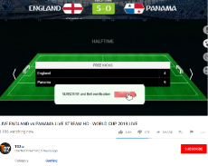 wm 2018 england panama on youtube.png