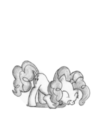 422__safe_artist-colon-furor1_pinkie pie_animated_blinking_cute_diapinkes_earth pony_excited_featured image_female_grayscale_grin_jumping_mare_monochro.gif