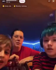 Kid tells livestream that his mom is forcing him to be gay.mp4