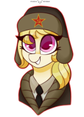 21980 - 1girls anthro female female_only hammer_and_sickle hat meta_white_background pony red series_my_little_pony solo.jpg