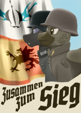 2014514__safe_artist-colon-richmay_oc_equestria at war mod_changeling_clothes_flag_griffon_griffon empire_helmet_military_military unifor.png