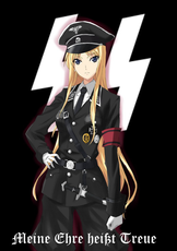 aryan anime girl SS uniform pose.jpg