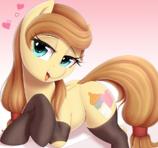 6424013__safe_alternate+version_artist-colon-thebatfang_imported+from+derpibooru_oc_oc-colon-cream+heart_earth+pony_pony_bedroom+eyes_clothes_explicit+source_fe.png