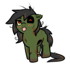 2735946__safe_female_pony_solo_oc_oc+only_simple+background_earth+pony_blushing_transparent+background_cute_tongue+out_filly_holiday_halloween_creepy.png