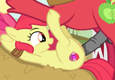 3558__explicit_artist-colon-spectre-dash-z_apple+bloom_big+macintosh_earth+pony_pony_animated_applecest_arm+behind+head_barn_blinking_brother+and+sister_clit.gif