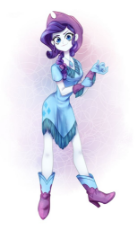 #1573572 - safe, artist_jumblehorse, rarity, equestria girls, shadow play, abstract background, boots, bow, clothes, costume, cowboy boots, cowboy hat, cowgirl, dress, female, gloves, hat, high heel….jpeg