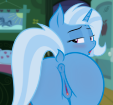 1750455__explicit_artist-colon-dimfann_artist-colon-slb94_trixie_anatomically correct_anus_blushing_clitoris_dock_earth pony_female_lidded eyes_looking.png