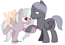 1516448__safe_artist-colon-cindypinkartje_oc_oc only_colored pupils_colored wings_female_holding hooves_male_mare_multicolored wings_pegasus_pony_raise.png