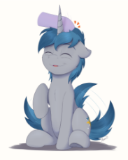 6690542__safe_artist-colon-arcane-dash-thunder_imported+from+derpibooru_oc_oc+only_oc-colon-arcane+thunder_pony_unicorn_cute_eyes+closed_fangs_happy_head+pat_ho.png