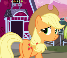 7136744__safe_edit_edited+screencap_imported+from+derpibooru_screencap_applejack_earth+pony_pony_season+7_the+perfect+pear_animated_applejack27s+hat_barn_butt_b.gif