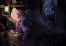 6779003__safe_artist-colon-flvski_imported+from+derpibooru_rainbow+dash_twilight+sparkle_pegasus_pony_unicorn_book_candle_clothes_cocktail_duo_duo+female_female.png