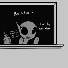2459400__safe_artist-colon-tjpones_oc_oc+only_alien_alien+pony_original+species_ayy+lmao_blatant+lies_dude+let+me+in_grayscale_monochrome_over+9000_probe_solo_t.png