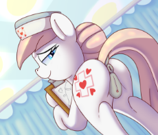 1726988__explicit_artist-colon-atmosseven_nurse redheart_anatomically correct_anus_bedroom eyes_clipboard_clitoris_earth pony_female_hat_lidded eyes_lo.png