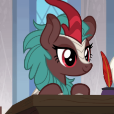 2177355__safe_summer+chills_solo_female_screencap_cute_edit_animated_edited+screencap_cropped_gif_kirin_the+last+problem_loop_quill_edited+edit_quadr.gif