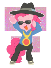 2407709__safe_pinkie+pie_solo_female_pony_mare_earth+pony_open+mouth_hat_bipedal_sunglasses_abstract+background_testing+testing+1-dash-2-dash-3_rappe.png