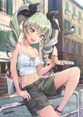 Mussolini anime girl with ice cream.jpg