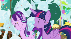 6241253__safe_imported+from+derpibooru_screencap_starlight+glimmer_twilight+sparkle_alicorn_earth+pony_pony_unicorn_season+7_triple+threat_5E5E_cute_eyes+closed.png