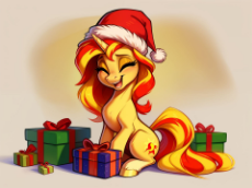 6854150__safe_imported+from+derpibooru_sunset+shimmer_pony_unicorn_ai+content_ai+generated_christmas_cute_eyes+closed_female_g4_generator-colon-easyfluff+v11-do.jpg