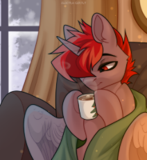 7381331__safe_artist-colon-elektra-dash-gertly_imported+from+derpibooru_oc_oc-colon-hardy_alicorn_pony_blanket_chocolate_comfy_curtains_dri.png