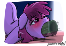 1740826__explicit_artist-colon-jcosneverexisted_berry punch_berryshine_alcohol_blowjob_blushing_bottle_deepthroat_drunk_female_lying_nudity_open mouth_.png