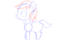 My LittlemPony Creation 01 - scetch.png