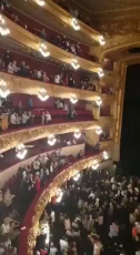 freedom political prisoners chant at the end of the show Turandot.mp4