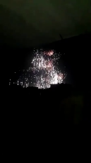 Rockets carrying incendiary ammunition targeting Al Tamanah town in Southern Idlib.webm