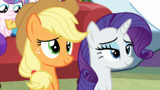 1869906__safe_screencap_applejack_princess+flurry+heart_rarity_shining+armor_earth+pony_pony_unicorn_g4_my+little+pony+best+gift+ever_my+little+pony-colon-+frie.gif