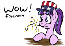 1478937__safe_artist-colon-glimglam_starlight glimmer_4th of july_female_freedom_hat_holiday_independence day_mare_meme_mouth hold_pony_simple backgrou.png