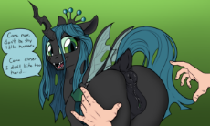 1788486__explicit_artist-colon-pusspuss_color edit_edit_queen chrysalis_anatomically correct_anus_changeling_changeling queen_colored_dialogue_dock_fac.png