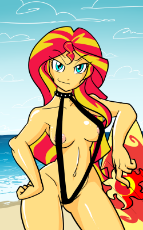 413081__dead source_questionable_artist-colon-reiduran_sunset shimmer_equestria girls_areola_beach_belly button_bikini_breasts_busty sunset shimmer_clo.png