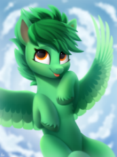 6378866__safe_artist-colon-luminousdazzle_imported+from+derpibooru_oc_oc+only_oc-colon-silvia_pegasus_pony_-colon-p_bangs_birthday_birthday+gift_blank+flank_blu.png