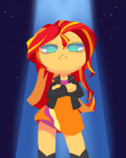 2753491__safe_artist-colon-sakneko_sunset+shimmer_equestria+girls_g4_-colon-3_animated_animation+meme_ankha+zone_chibi_clothes_crossed+arms_dancing_daydream+shi.webm