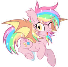 1407083__safe_artist-colon-prince-dash-lionel_oc_oc only_oc-colon-paper stars_amputee_bat pony_cute little fangs_ear fluff_fangs_looking at you_one eye.png