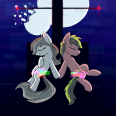 1190019__safe_artist-colon-rivibaes_oc_oc-colon-ace01_oc-colon-ace02_oc only_duo_error_glitch_holding hooves_moon.png
