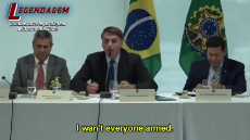 Jair Bolsonaro President of Brazil calls for guns for the people.mp4