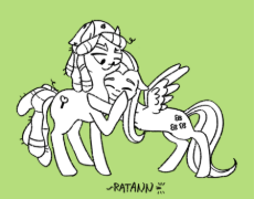 7488420__safe_artist-colon-ratann_imported+from+derpibooru_fluttershy_tree+hugger_earth+pony_pegasus_duo_duo+female_eyes+closed_eyes+open_female_flutterhugger_g.jpg