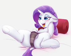 1725233__explicit_artist-colon-spectre-dash-z_rarity_bed_blushing_chest fluff_clothes_female_hoof in panties_masturbation_on back_open mouth_panties_pi.png