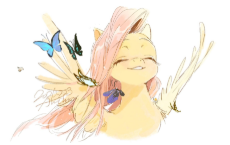 3718295__safe_artist-colon-ahchun1031_derpibooru+import_fluttershy_butterfly_insect_pegasus_pony_g4_eyebrows_eyebrows+visible+through+hair_eyes+closed_.jpeg