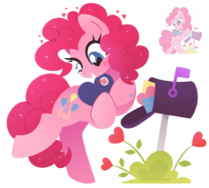 7539543__safe_artist-colon-vivian+reed_imported+from+derpibooru_pinkie+pie_earth+pony_pony_bipedal_female_floating+heart_heart_heart+eyes_heart+mark_high+r.jpg
